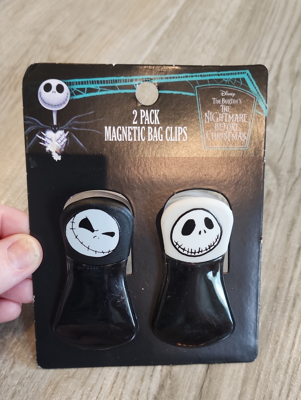 NWT The Nightmare Before Christmas Magnetic Bag Clips